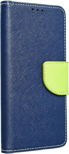 Fancy Wallet Δερματίνης Navy Μπλε (Redmi Note 9S / 9 Pro / 9 Pro Max)