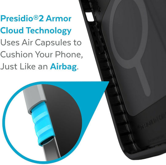 Speck Presidio 2 Pro Back Cover Σιλικόνης Μαύρο (iPhone 13 Pro)