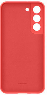 Samsung Silicone Cover Umschlag Rückseite Silikon Koralle (Galaxy S22 5G)