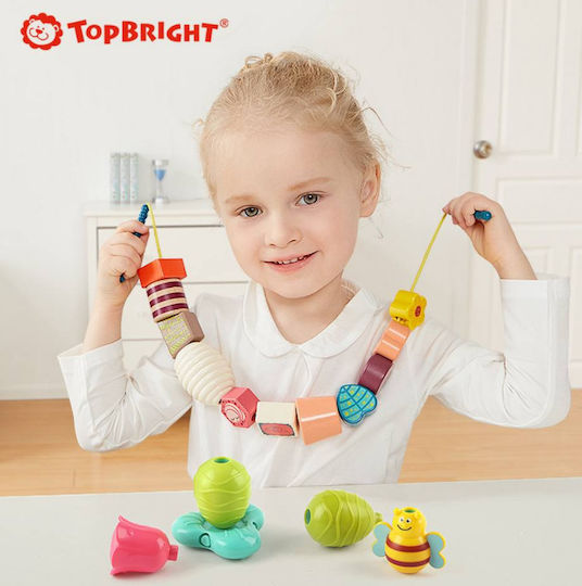 Top Bright Building Blocks Animals Flowers for 1.5+ Years 16 Pieces