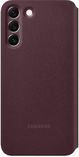 Samsung Book Plastic Burgundy (Galaxy S22+ 5G - Galaxy S22+ 5G)