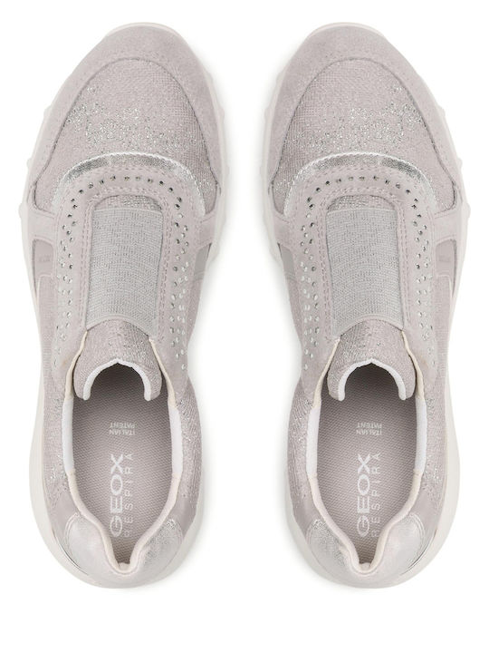 D Alleniee D Ανατομικά Γυναικεία Slip-On Δερμάτινα Γκρι