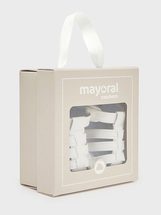 Mayoral Baby Sandals White