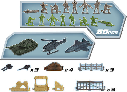 Invincible Heroes Soldier Attack Elicopter pentru 3+ ani+ Ani