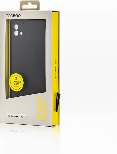 Egoboo Задна корица Силикон Cloudy (Realme C11 2021) RC11TPUBLKGL