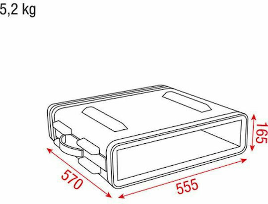 DAP-Audio Реков Калъф D7101 2U Case