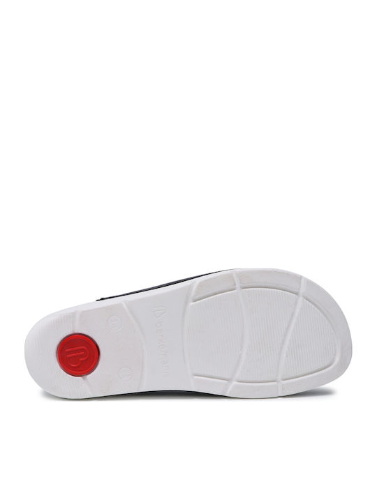 Renia Anatomical Leather Women's Slippers Black