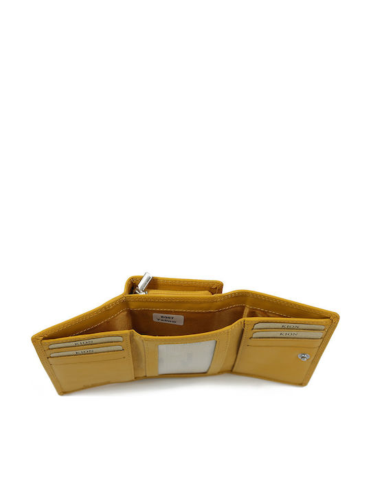 Small Leather Women's Wallet Classic Mustard