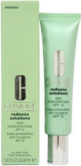 Clinique Redness Solutions Daily Protective Base SPF15 Primer Προσώπου σε Κρεμώδη Μορφή 40ml