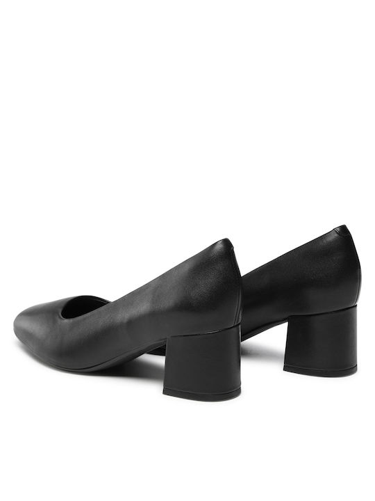 Clarks Leather Black Heels