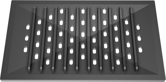 Kratki Malowane 426-K-80005 Μαντεμένια Σχάρα Τζακιού Ίσια χωρίς Σταχτοθήκη 38.2x26cm