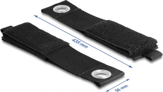 DeLock Plastic Cable Ties 50mm In Black Colour 5 Pieces 19567