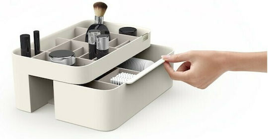 Joseph Joseph Θήκη Οργάνωσης Καλλυντικών Μπεζ Cosmetics Organiser With Mirror