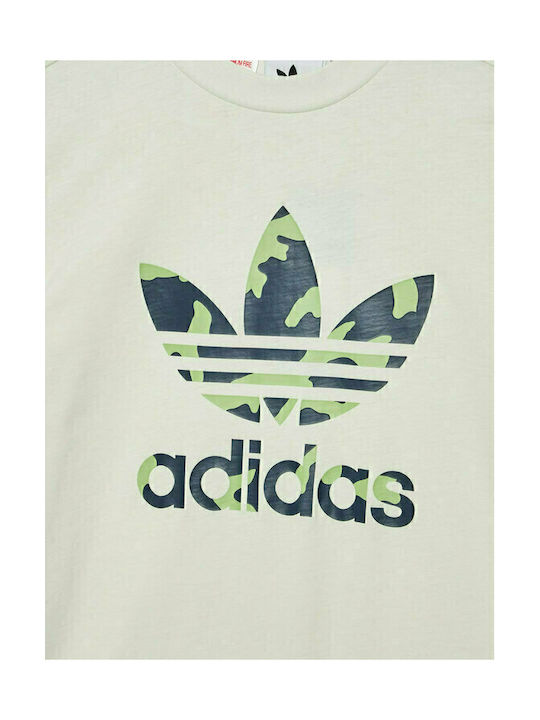 Adidas Παιδικό T-shirt Μπεζ