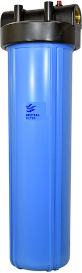 Proteas Filter Water Filtration System Single Central Supply / Under Sink Micron 1'' EW-023-0102