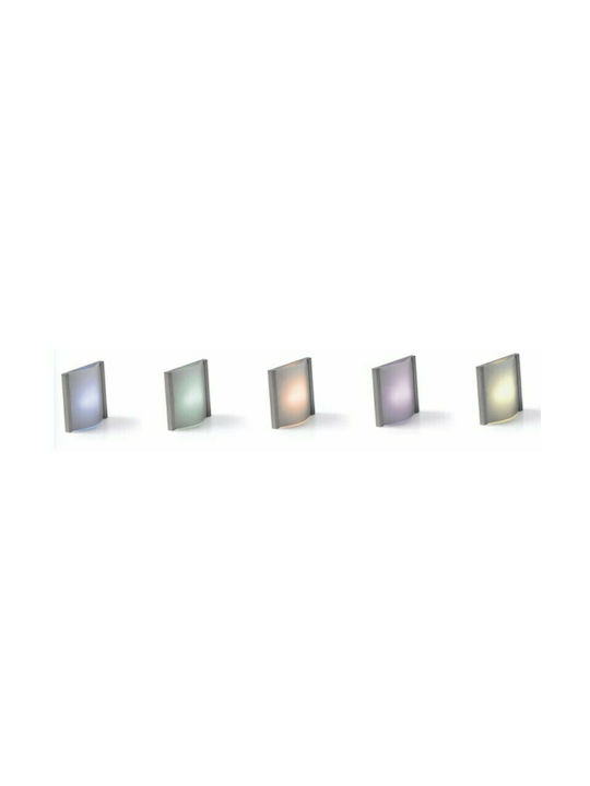 Elvhx Einbau Spot Silber 8x8cm.