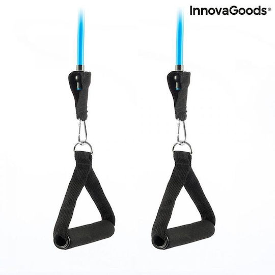InnovaGoods Σωληνωτά Λάστιχα Γυμναστικής με Λαβές Σετ 3τμχ Πολύχρωμα