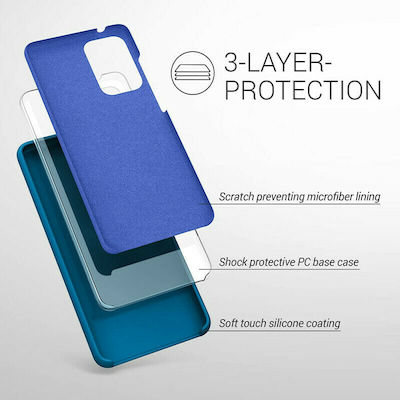 KWmobile Rubber Back Cover Silicone Blue Reef (Galaxy A52 / A52s) 54347.228