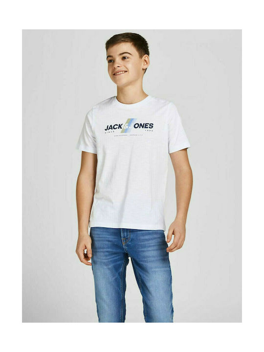 Jack & Jones Παιδικό T-shirt Λευκό