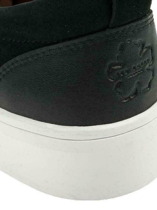 256656 Bărbați Flatforms Sneakers Negre 256656-BLACK