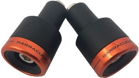 Barracuda Handlebar Counterweights B-Lux in Orange color