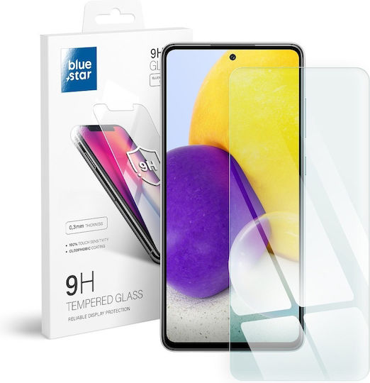 Blue Star 9H Gehärtetes Glas (Galaxy A72)