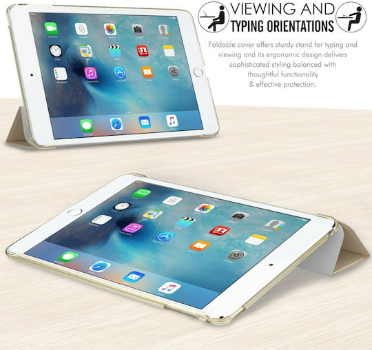 Tri-Fold Flip Cover Χρυσή (iPad mini 4)