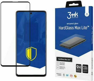 3MK Full Face Tempered Glass HardGlass Max Lite Μαύρο (Galaxy A71)