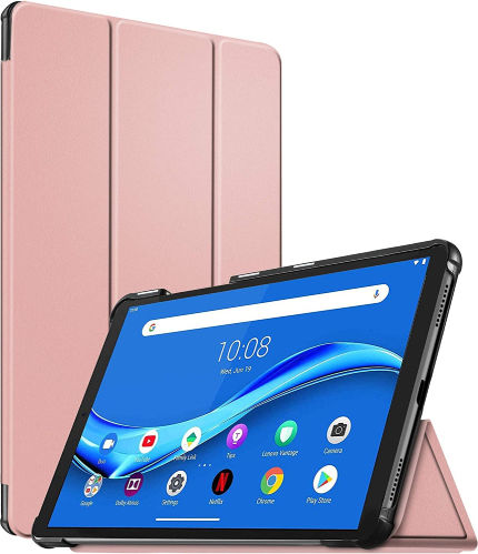 Tri Fold Flip Cover Rose Gold Pentru MatePad T8 8.0
