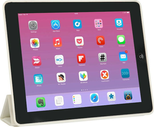 Tri-Fold Flip Cover White for iPad Air 2