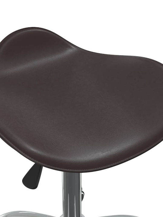 Office Desk Stool Brown 44x44x57cm