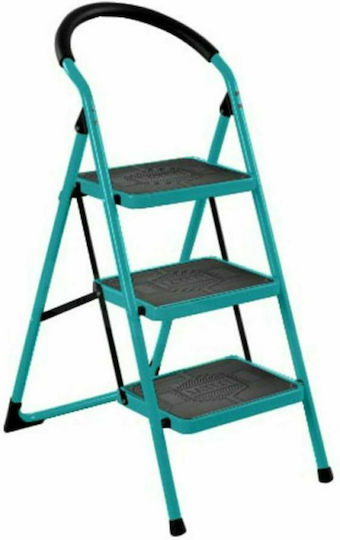 Total Iron Step Ladder 3 Steps