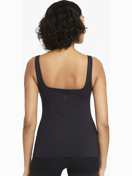 Nike Yoga Luxe Μπλούζα Μαύρη