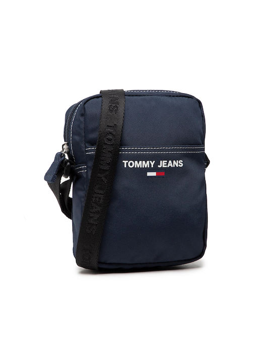 Tommy Hilfiger Tjm Essential Reporter Ανδρική Τσάντα Ώμου / Χιαστί σε Navy Μπλε χρώμα