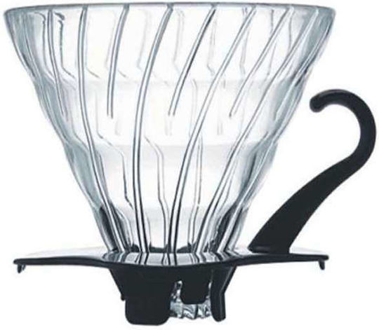 Hario V60 01 Black Glass Coffee Dripper