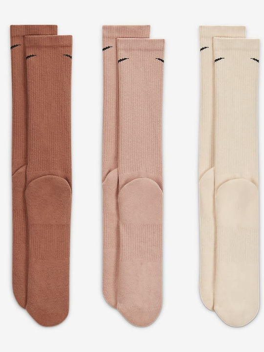 Nike Everyday Plus Cushioned Training Athletic Socks Multicolour 3 Pairs