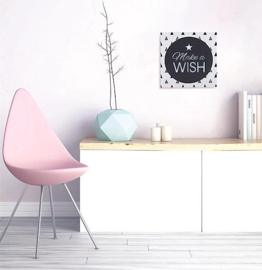 The Home Deco Factory Διακοσμητικό Φωτιστικό Make A Wish LED Πίνακας 20x20εκ.