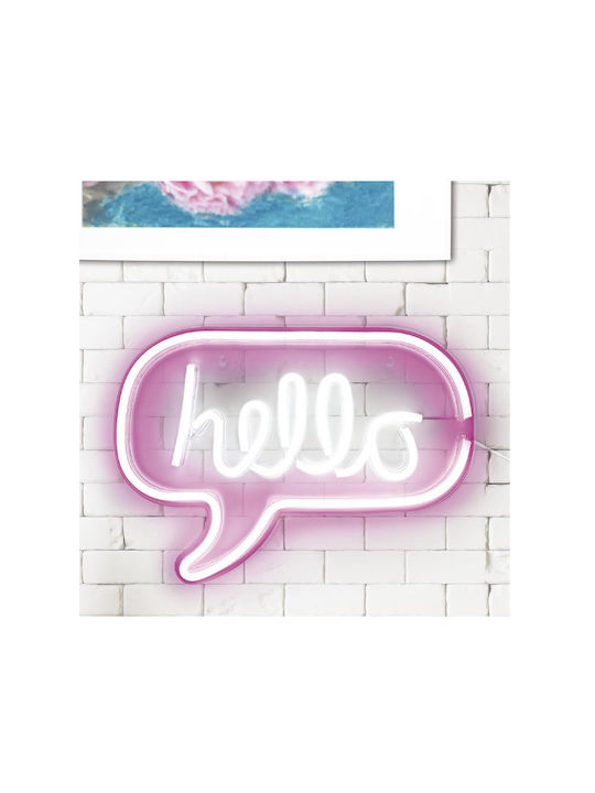 The Home Deco Factory Hello Lustră Decorativă Panou Transparent