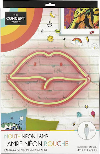 The Home Deco Factory Mouth Dekorative Lampe Abbildung Transparent