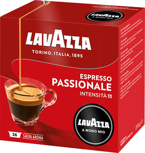 Lavazza Κάψουλες Espresso Passionale Συμβατές με Μηχανή LavAzza A Modo Mio 16caps