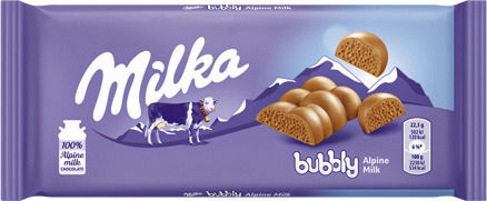 Milka Bubbly Chocolate Milk Alpine Milk 90gr