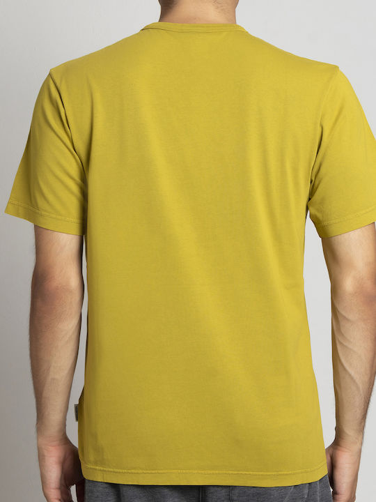 Franklin & Marshall Men's Short Sleeve T-shirt Yellow