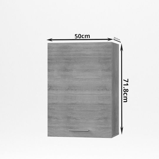 Alina Cabinet Wall Sonoma 50x30.5x71.8cm