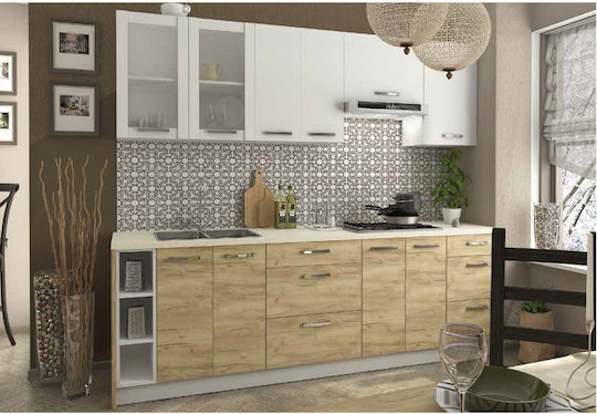 Charlotte Cabinet Wall White 80x30.5x71.8pcs