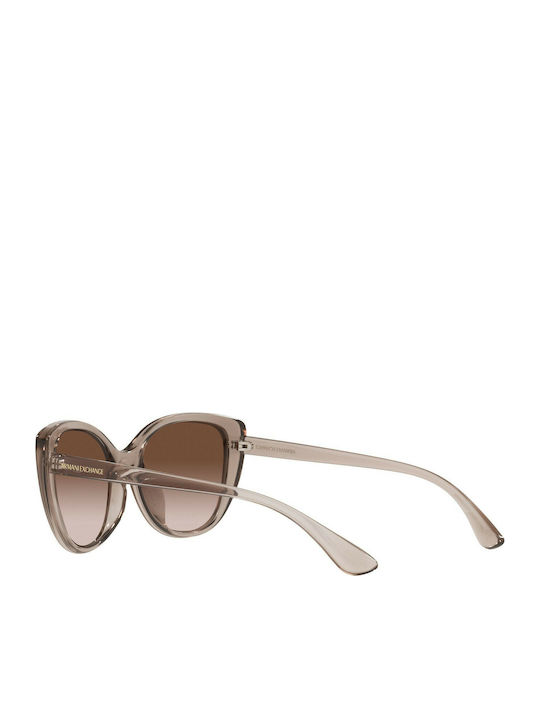 Armani Exchange Women's Sunglasses with Gray Plastic Frame and Gray Gradient Lens AX4111SU 824013
