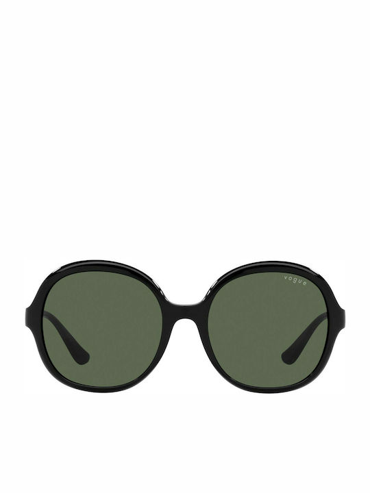 Vogue Sonnenbrillen mit Schwarz Rahmen und Grün Linse VO5410S W44/71