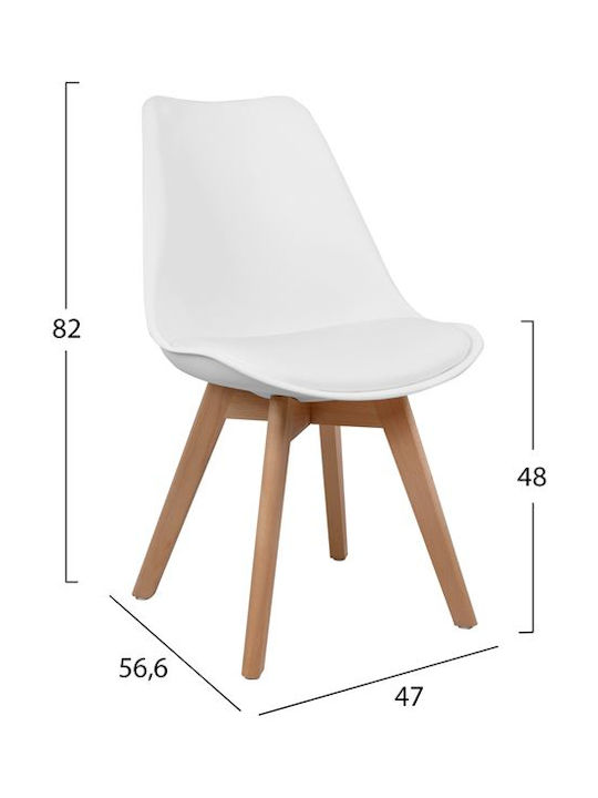 Esszimmer Minimal 5Stück White 120x80cm