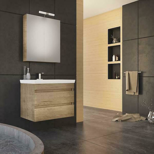 Drop Luxus 70 5KLX060WD Ορθογώνιος από Plywood με Ντουλάπι 60x68cm PL Wood Drop Luxus 70 5KLX060WD Ορθογώνιος από Plywood με Ντουλάπι 60x68cm PL Wood