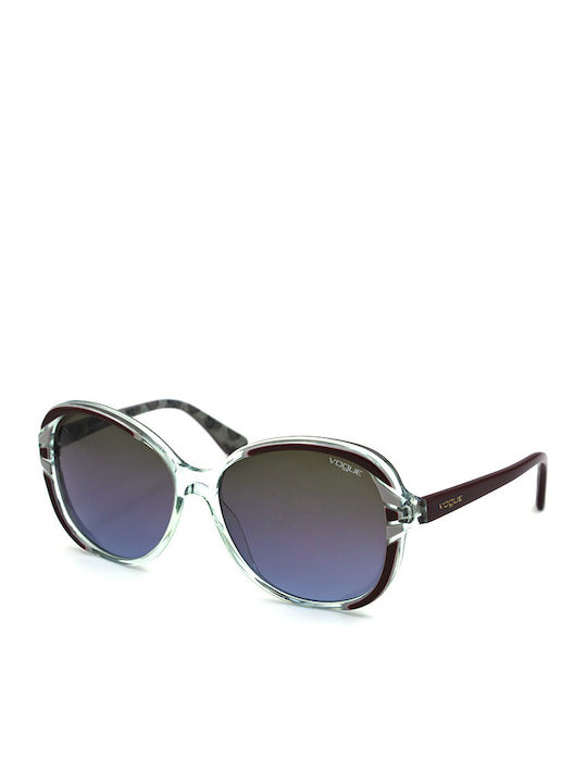 Vogue Sunglasses Burgundy with Acetate Frame & Brown Lens Vogue Sunglasses Burgundy with Acetate Frame & Brown Lens