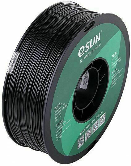 Esun Filament ABS Pentru Imprimantă 3D 1.75mm Negru 1kg 1bucată Bobină